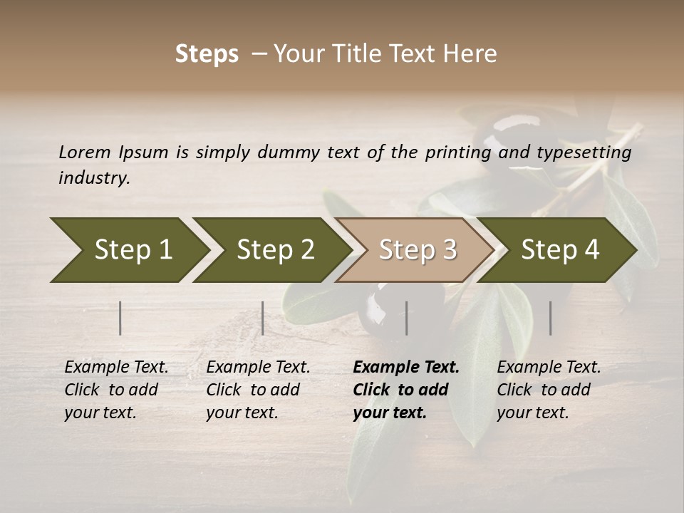 Diet Restaurant Oil PowerPoint Template