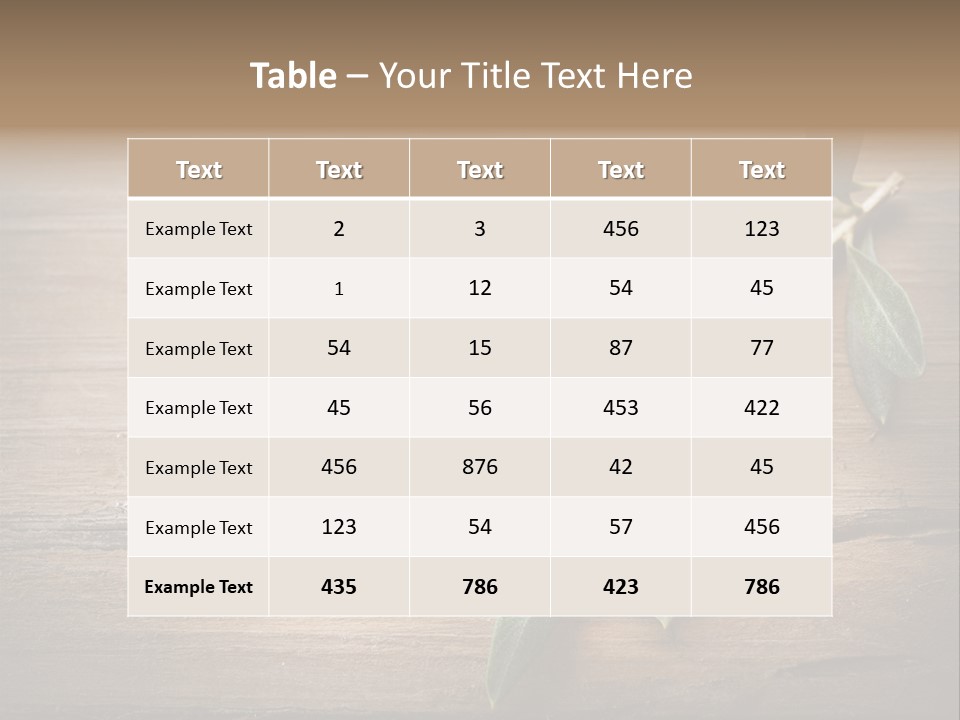 Diet Restaurant Oil PowerPoint Template