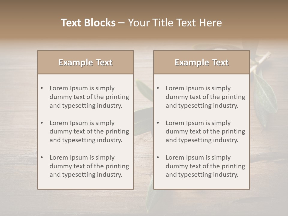 Diet Restaurant Oil PowerPoint Template