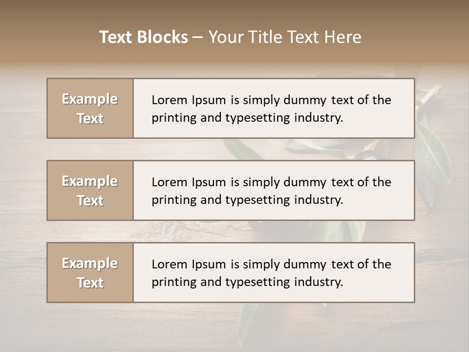 Diet Restaurant Oil PowerPoint Template