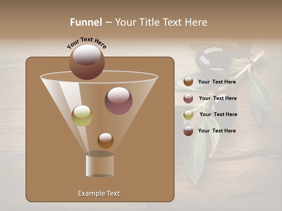Diet Restaurant Oil PowerPoint Template
