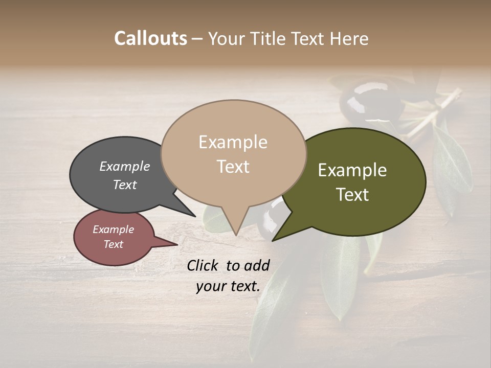 Diet Restaurant Oil PowerPoint Template