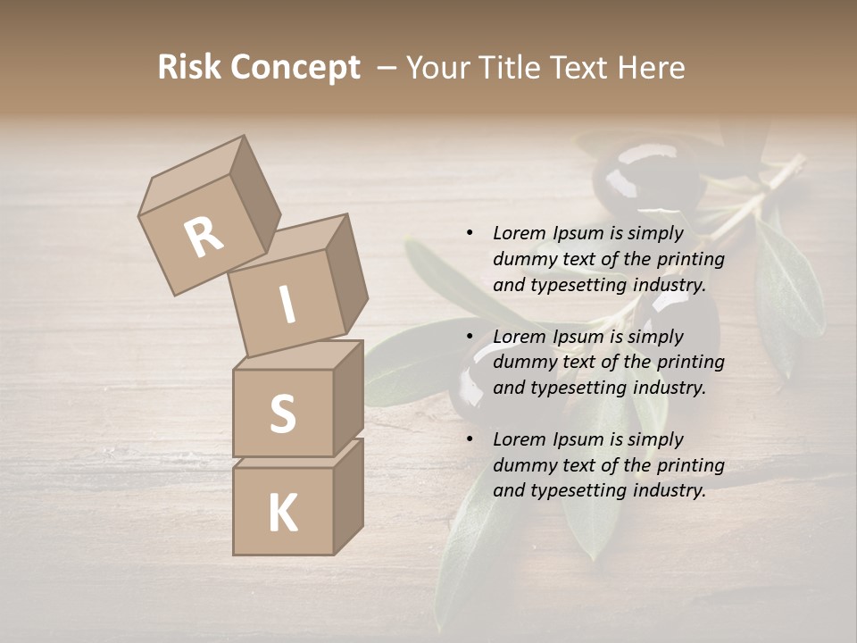 Diet Restaurant Oil PowerPoint Template