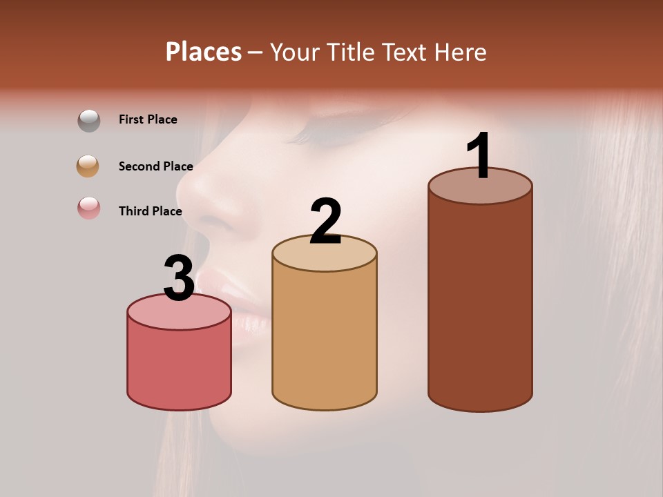 Face Fashion Haircare PowerPoint Template