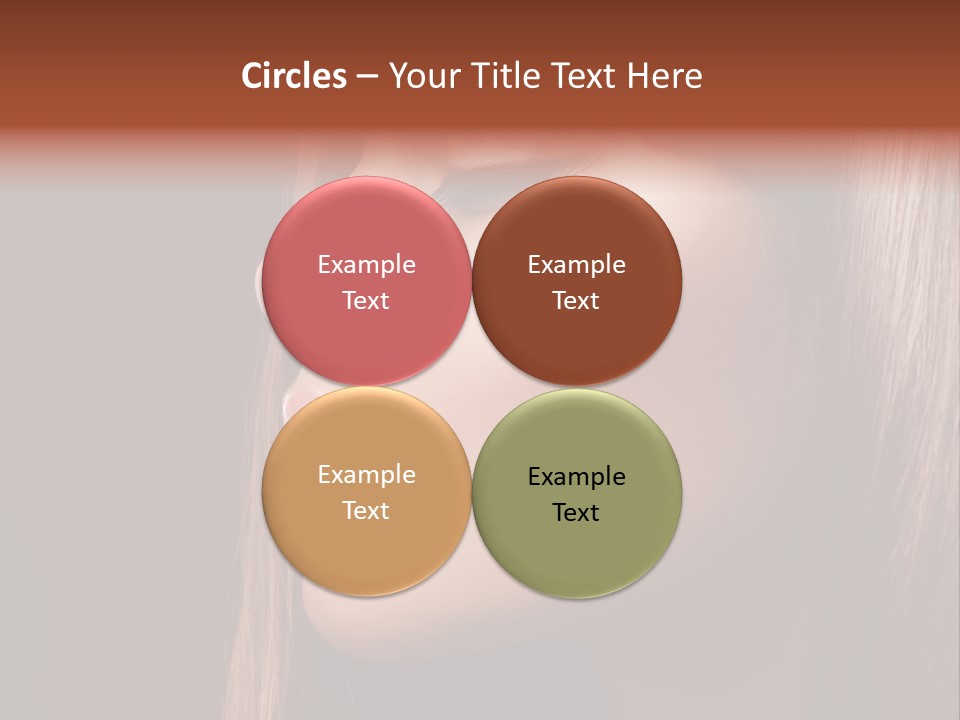 Face Fashion Haircare PowerPoint Template