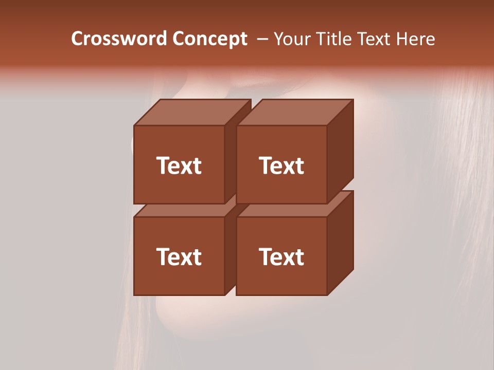 Face Fashion Haircare PowerPoint Template