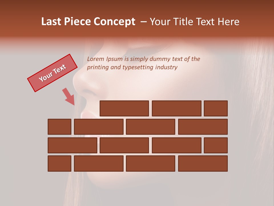 Face Fashion Haircare PowerPoint Template