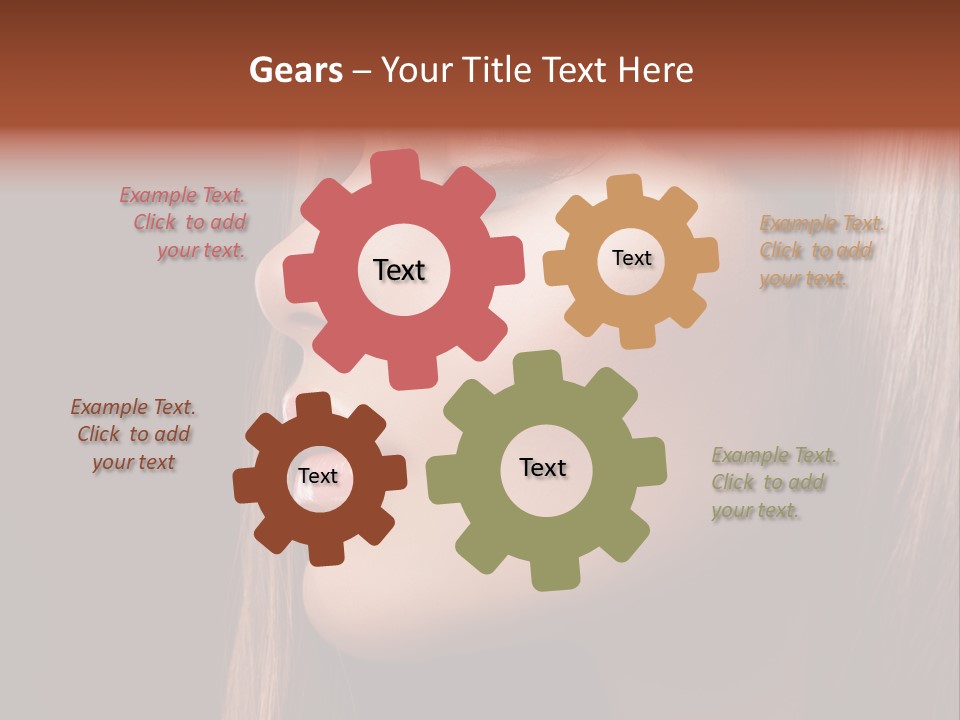 Face Fashion Haircare PowerPoint Template