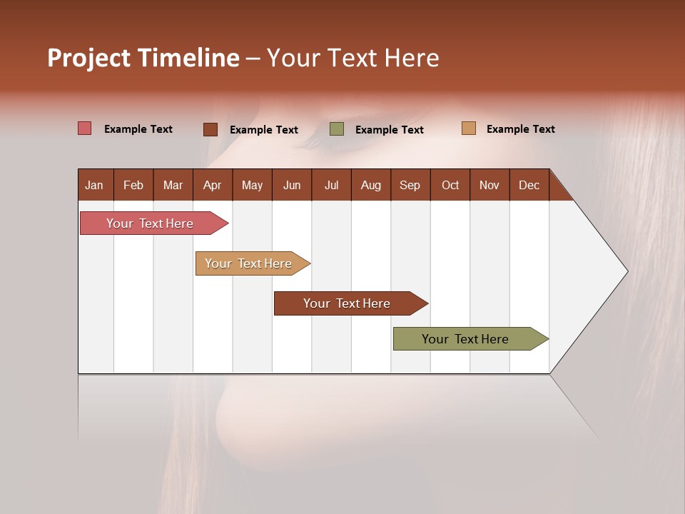 Face Fashion Haircare PowerPoint Template