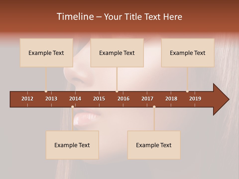 Face Fashion Haircare PowerPoint Template