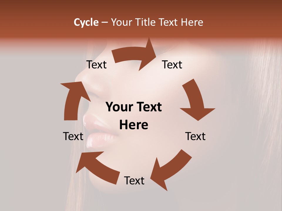 Face Fashion Haircare PowerPoint Template