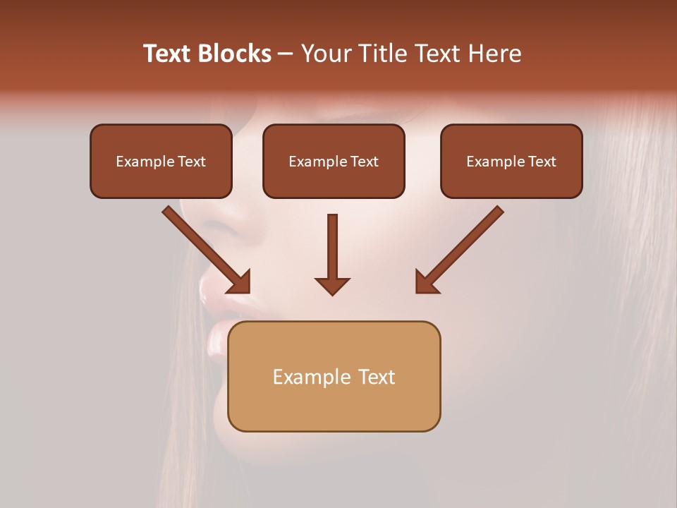 Face Fashion Haircare PowerPoint Template