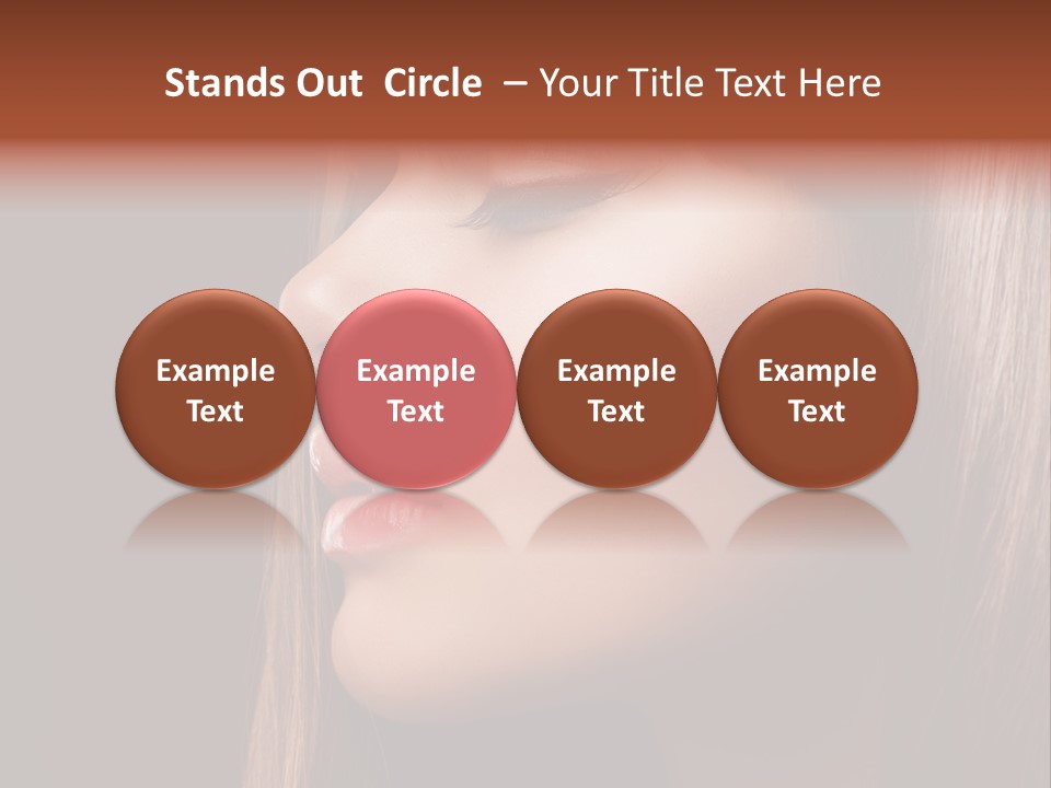 Face Fashion Haircare PowerPoint Template