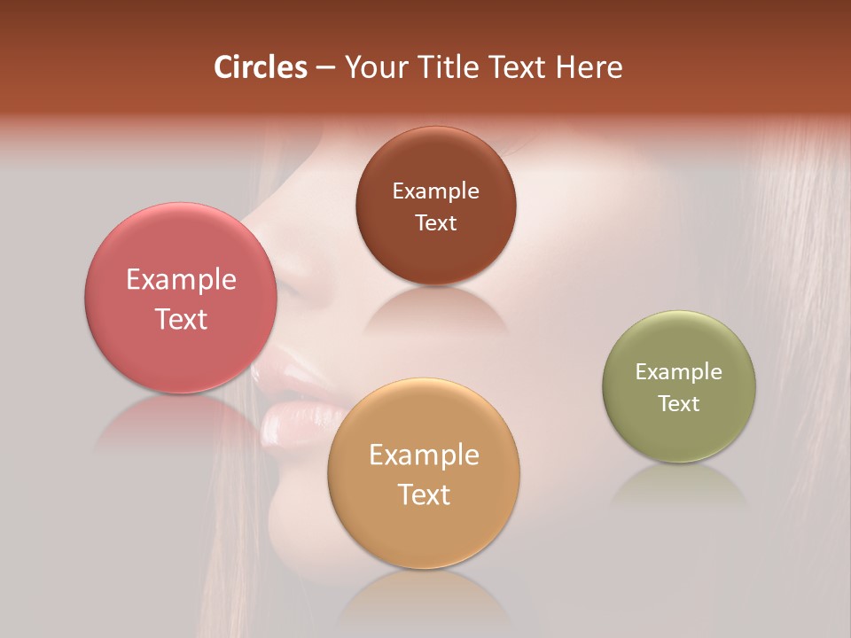 Face Fashion Haircare PowerPoint Template