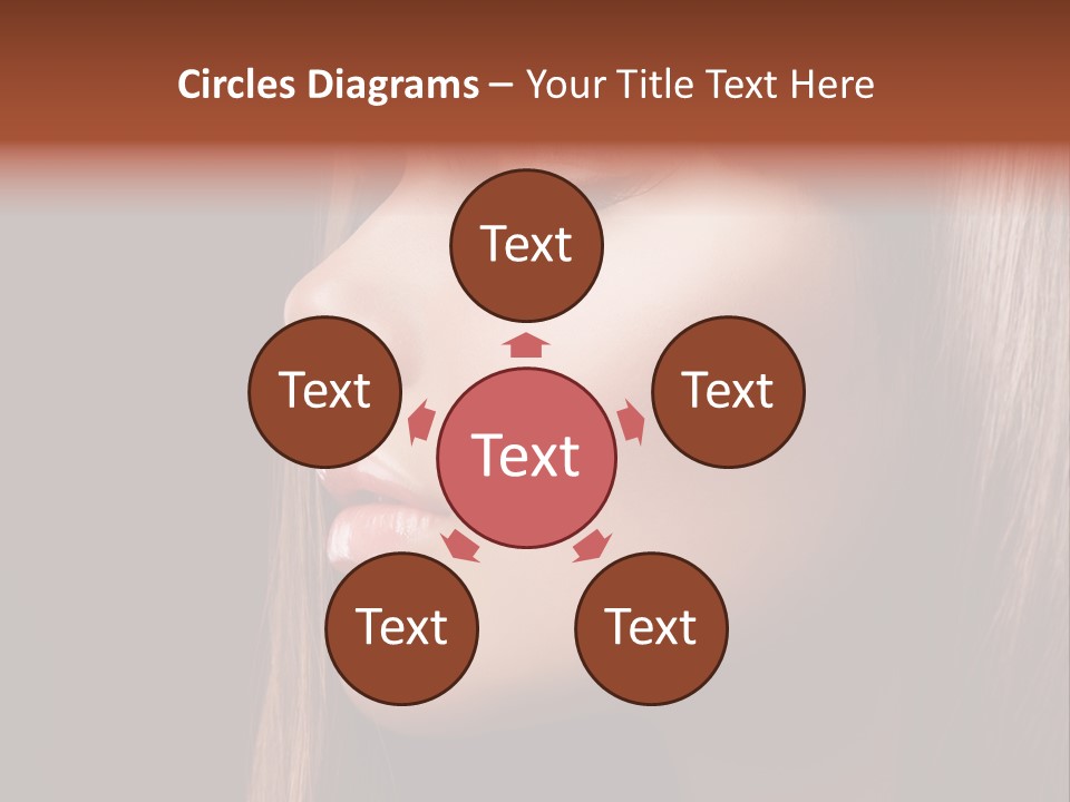 Face Fashion Haircare PowerPoint Template