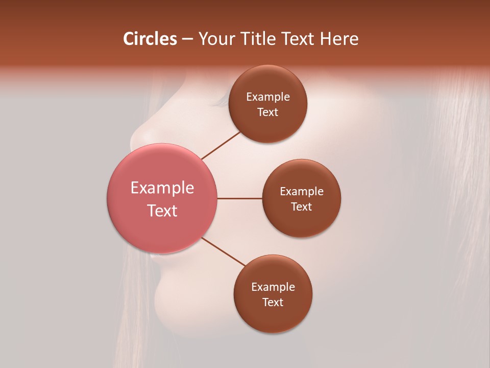 Face Fashion Haircare PowerPoint Template