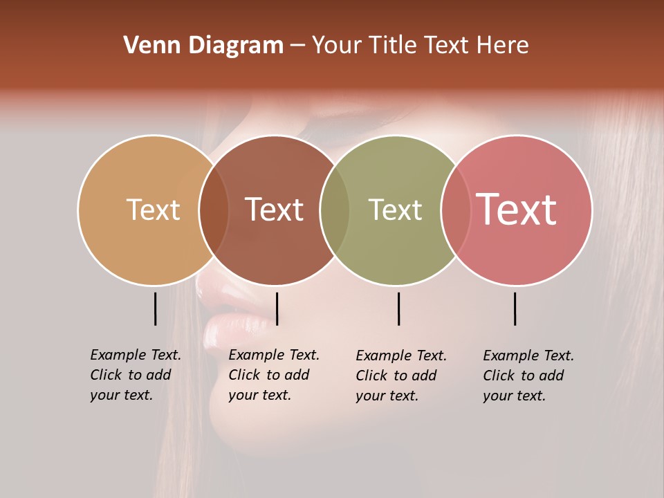 Face Fashion Haircare PowerPoint Template