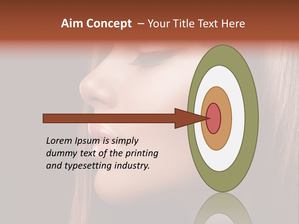 Face Fashion Haircare PowerPoint Template