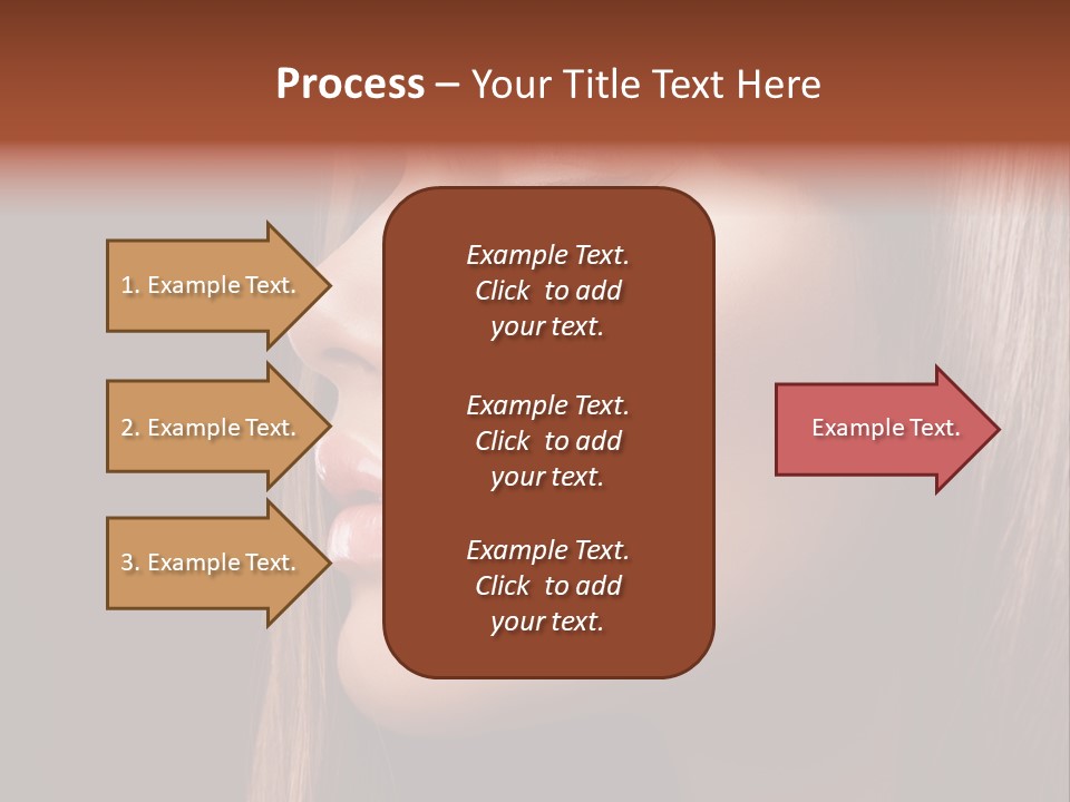 Face Fashion Haircare PowerPoint Template
