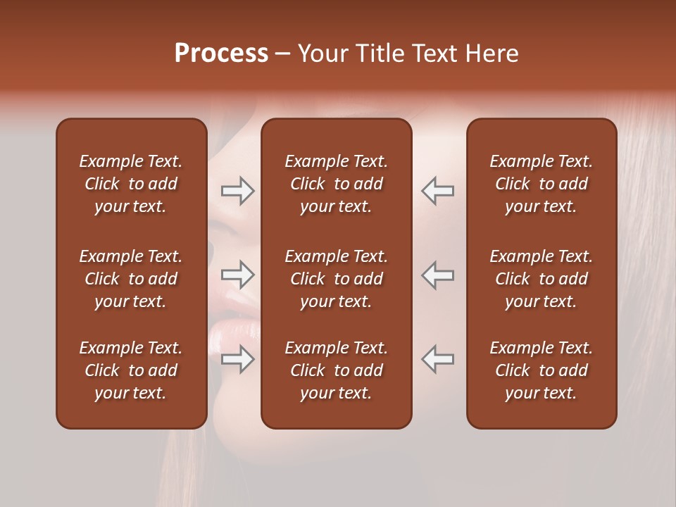 Face Fashion Haircare PowerPoint Template