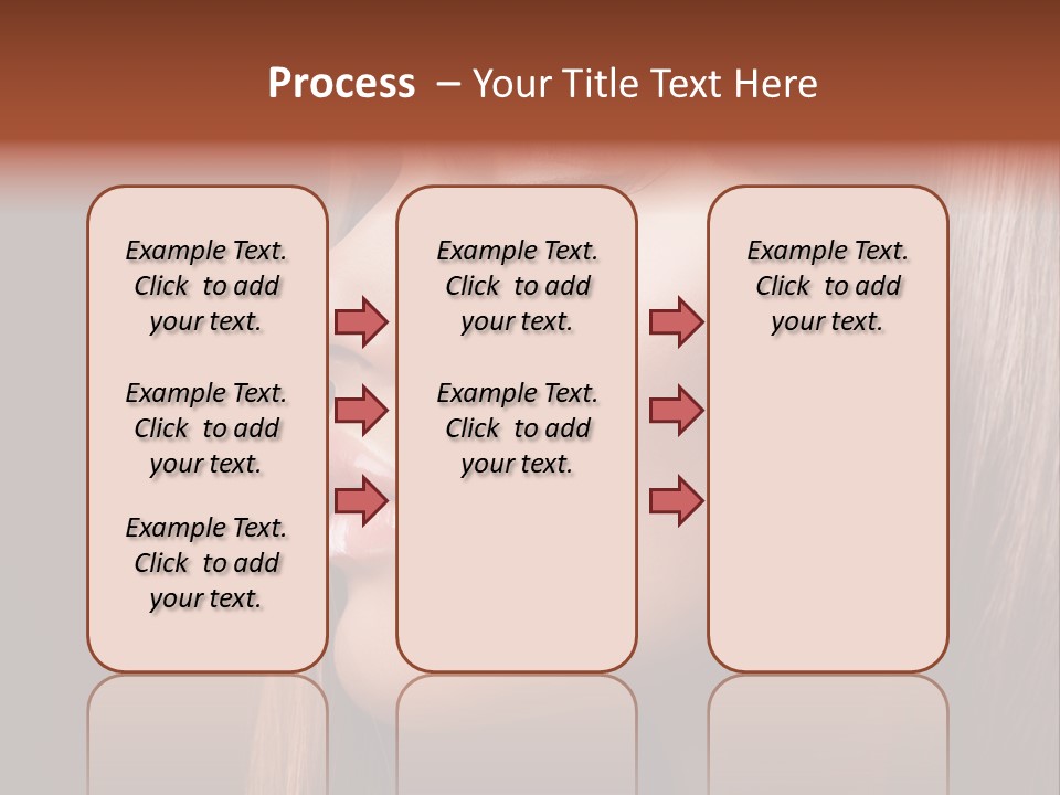 Face Fashion Haircare PowerPoint Template