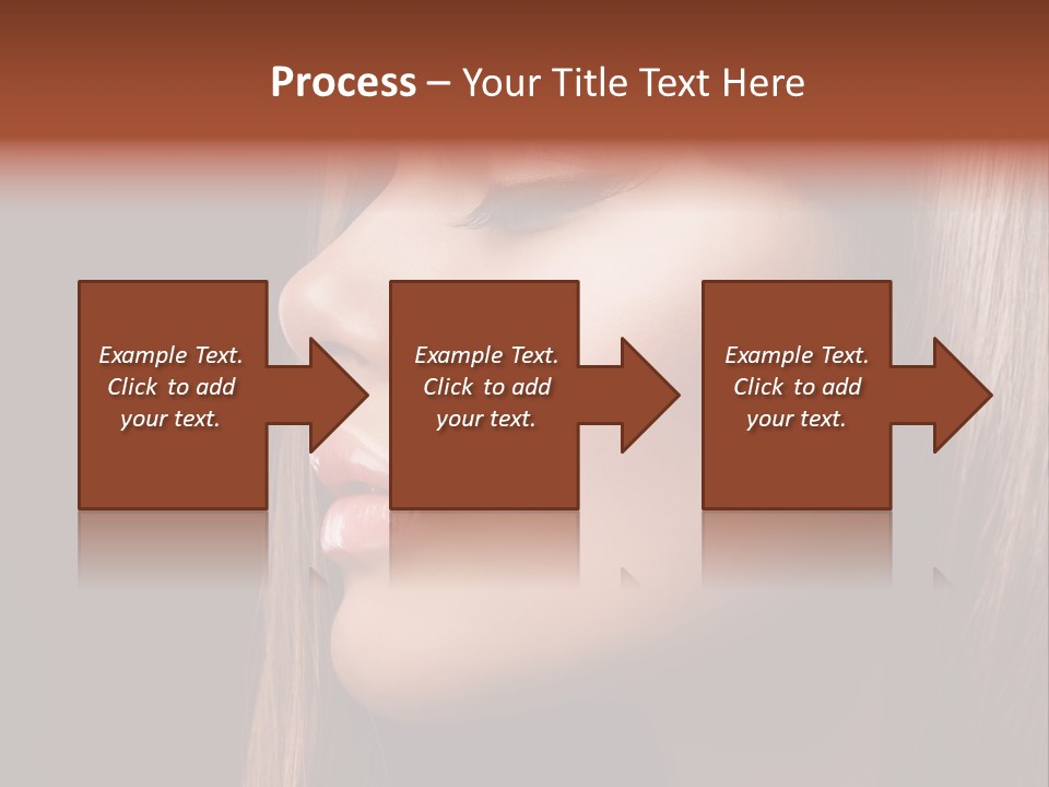 Face Fashion Haircare PowerPoint Template