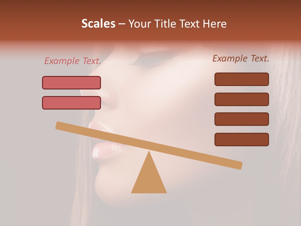 Face Fashion Haircare PowerPoint Template