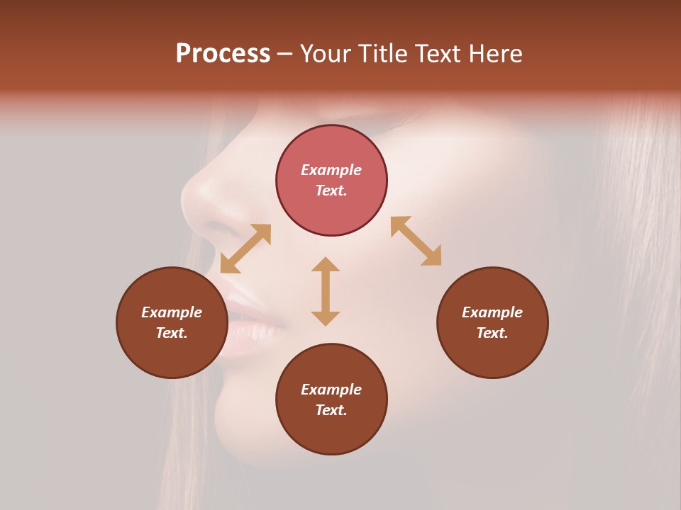 Face Fashion Haircare PowerPoint Template