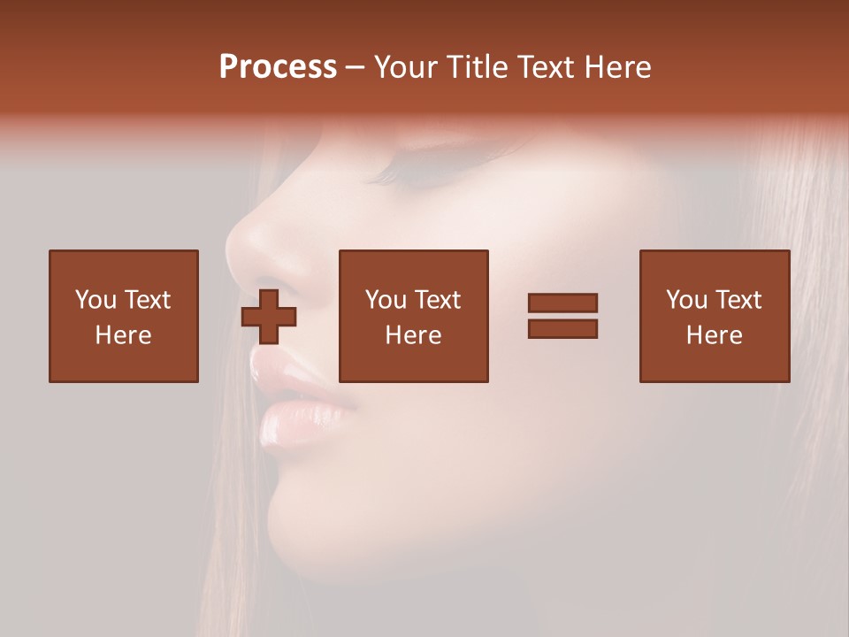 Face Fashion Haircare PowerPoint Template