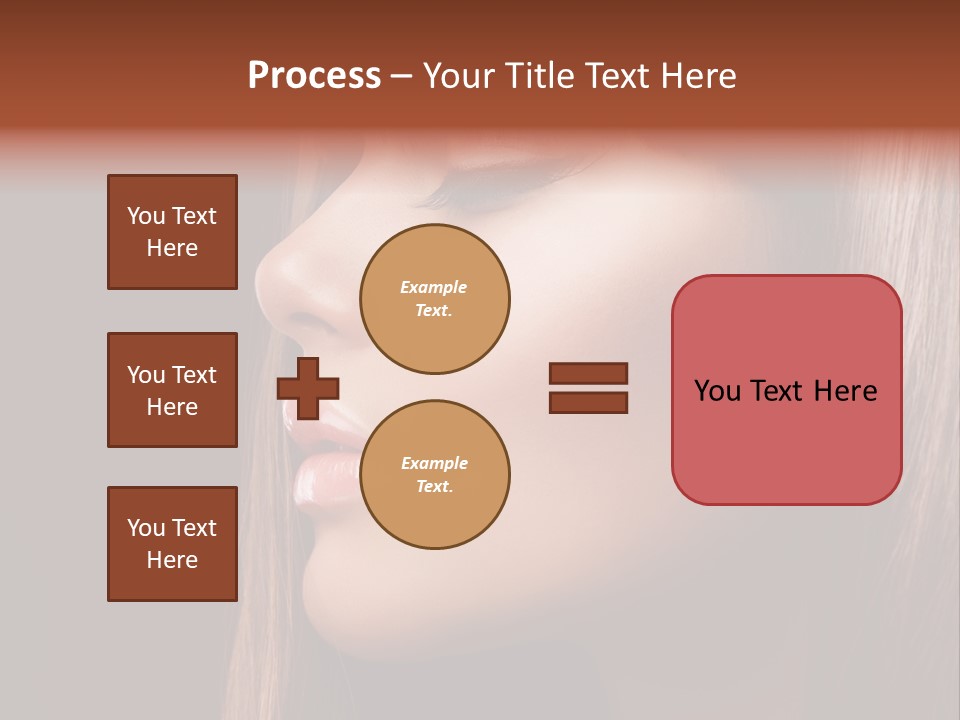Face Fashion Haircare PowerPoint Template