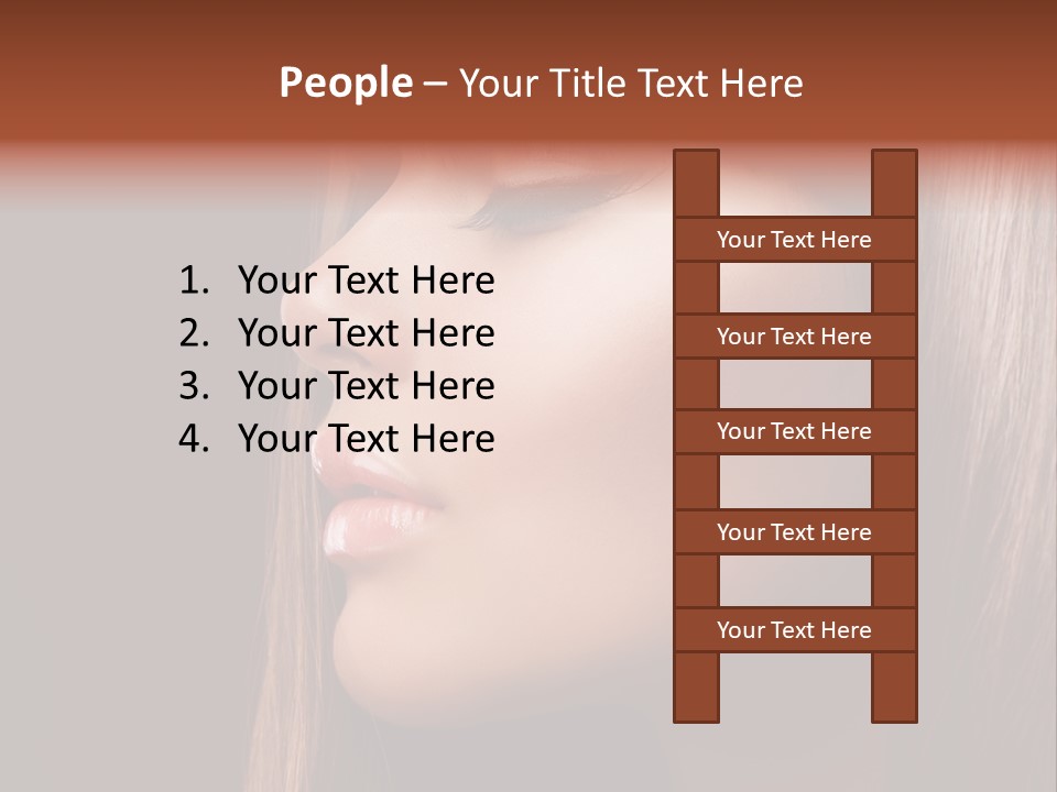 Face Fashion Haircare PowerPoint Template