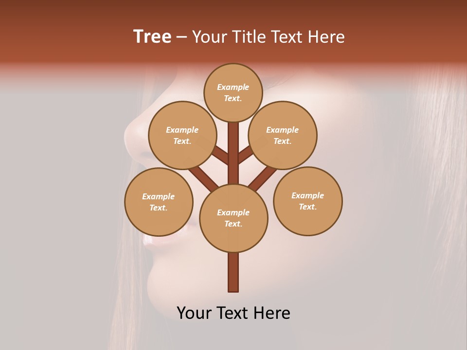 Face Fashion Haircare PowerPoint Template