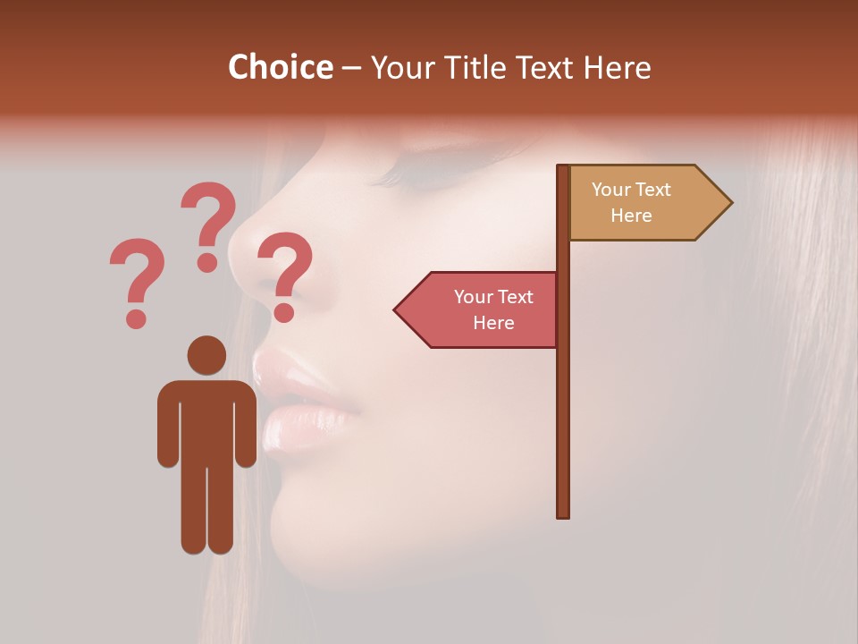 Face Fashion Haircare PowerPoint Template