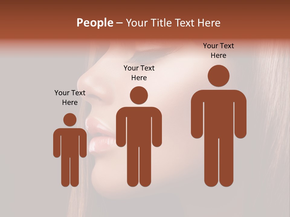 Face Fashion Haircare PowerPoint Template