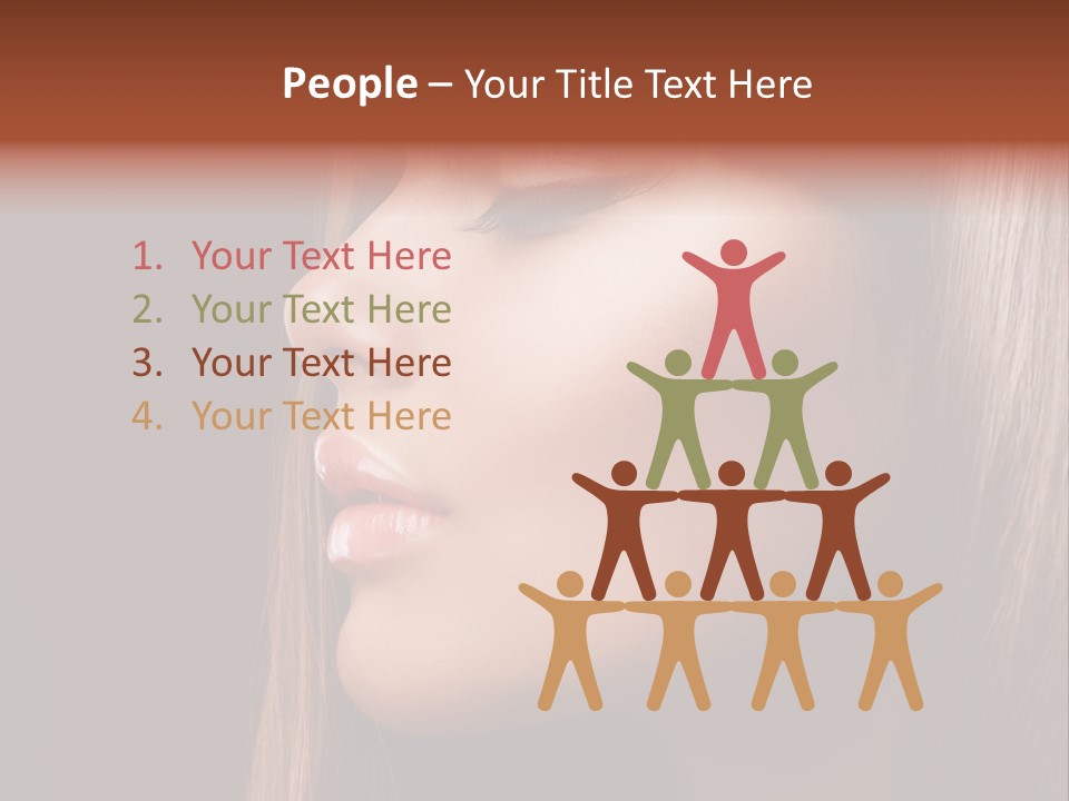 Face Fashion Haircare PowerPoint Template