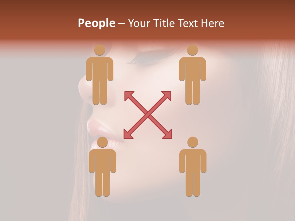 Face Fashion Haircare PowerPoint Template