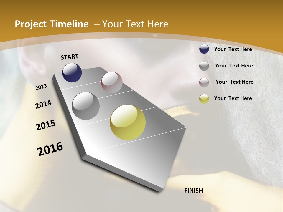 Long Beauty Studio PowerPoint Template