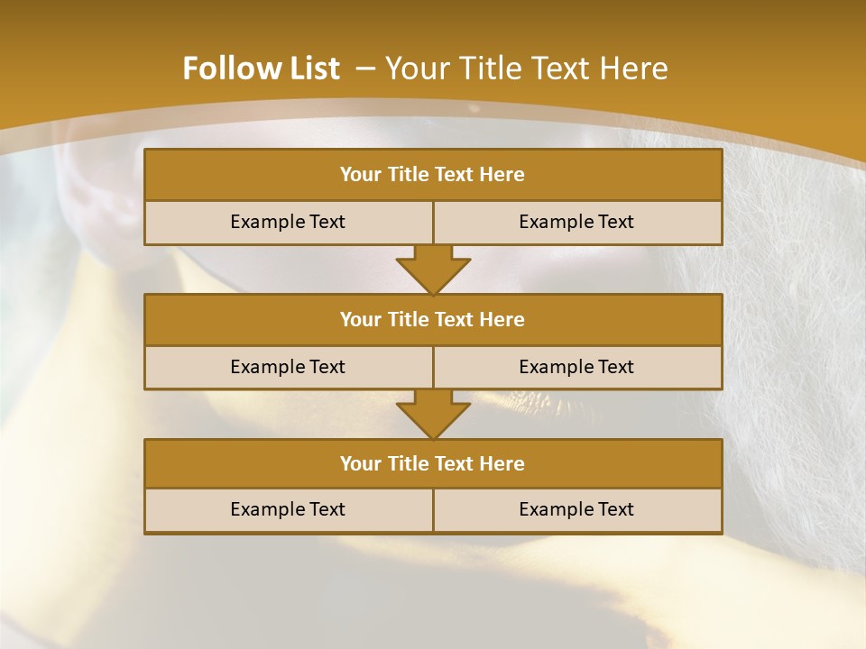 Long Beauty Studio PowerPoint Template