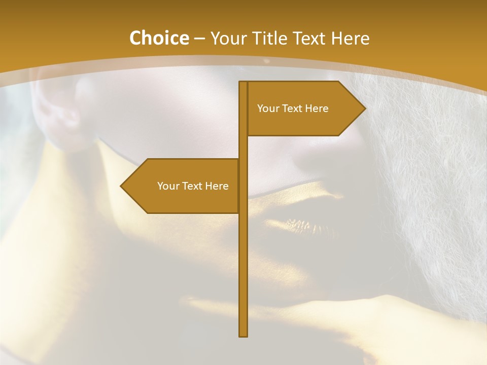 Long Beauty Studio PowerPoint Template