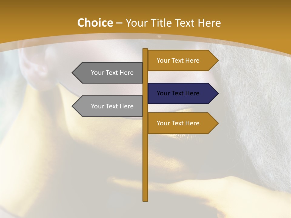 Long Beauty Studio PowerPoint Template