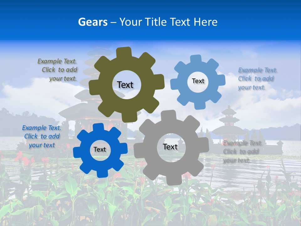 Scenery Sky Building PowerPoint Template