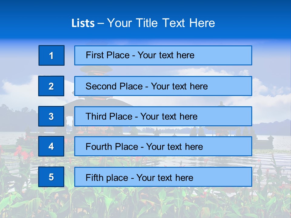 Scenery Sky Building PowerPoint Template