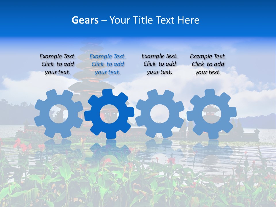 Scenery Sky Building PowerPoint Template