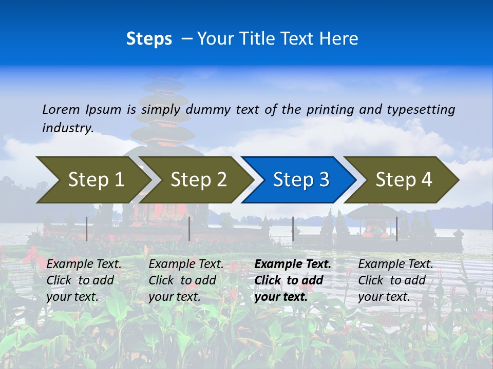 Scenery Sky Building PowerPoint Template