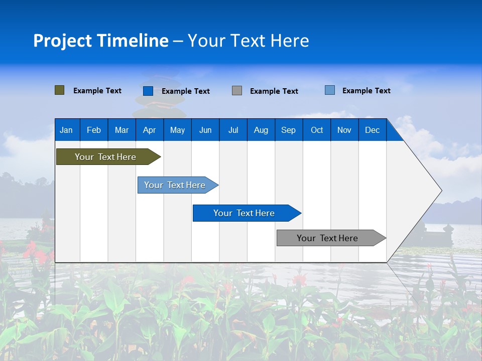 Scenery Sky Building PowerPoint Template