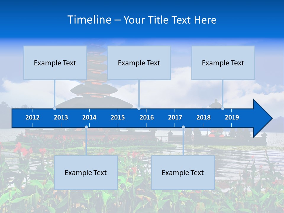 Scenery Sky Building PowerPoint Template