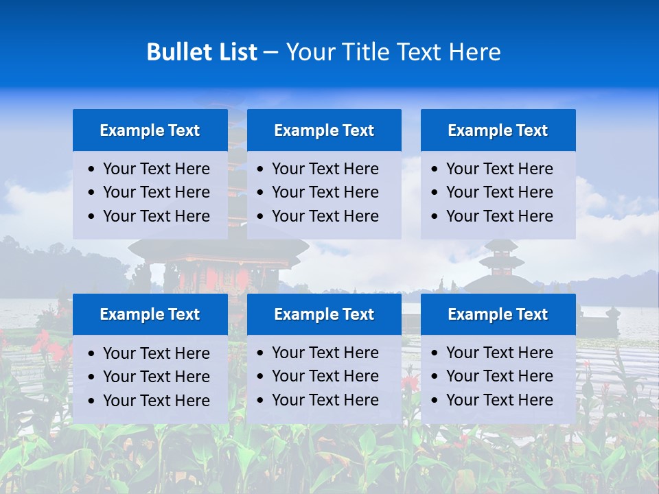 Scenery Sky Building PowerPoint Template