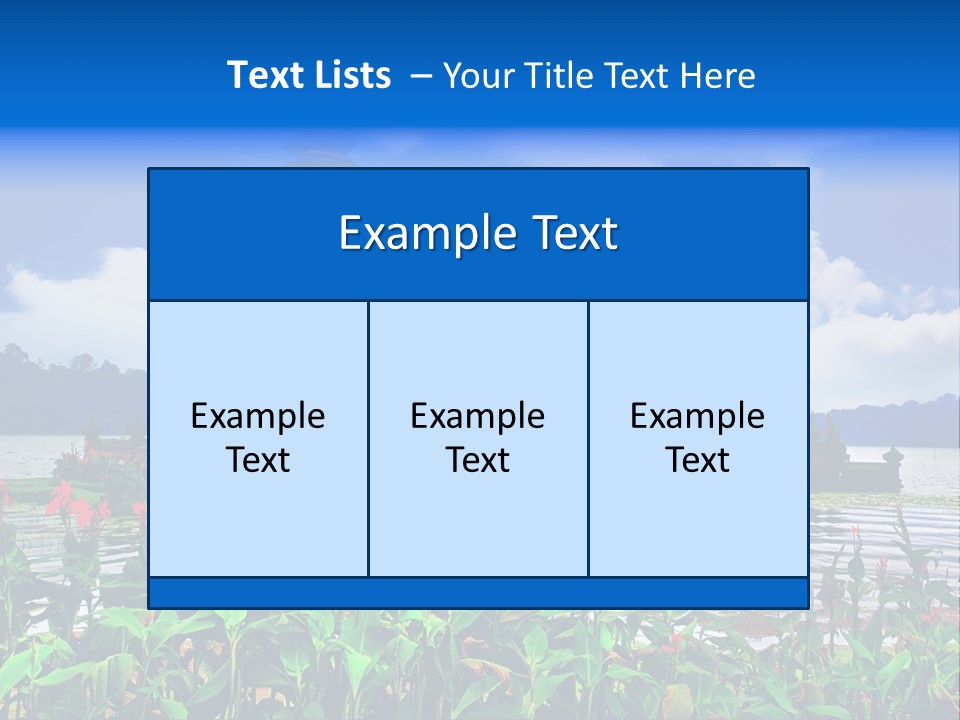Scenery Sky Building PowerPoint Template