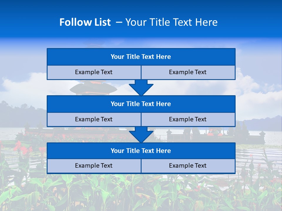 Scenery Sky Building PowerPoint Template