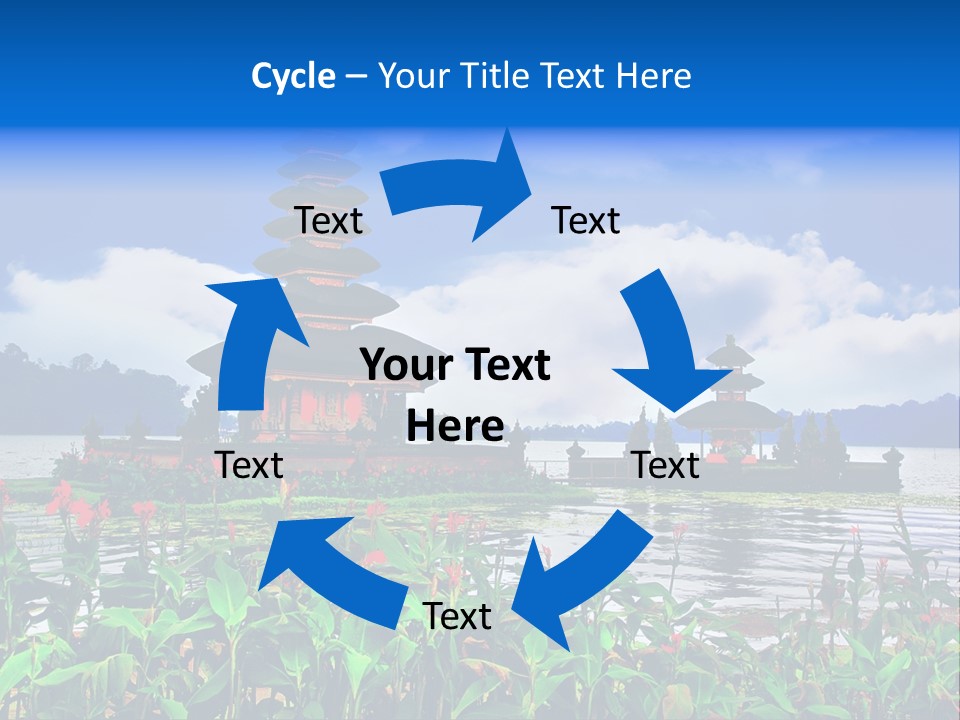 Scenery Sky Building PowerPoint Template